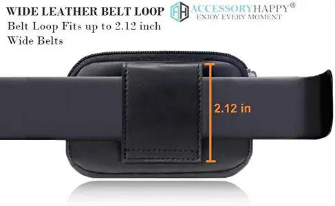 RFID Belt Loop Wallets for Men - Minimalist Genuine Leather Money Carrier Clip Wallet