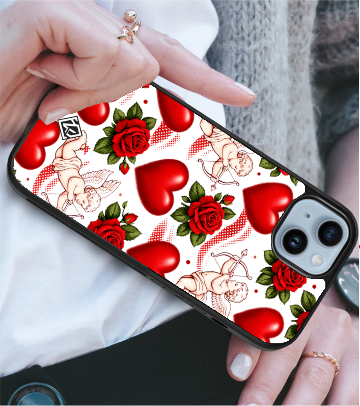 iPhone 13 Cupid Heart MagSafe Case | Soft TPU Edges, Hard Back Protection