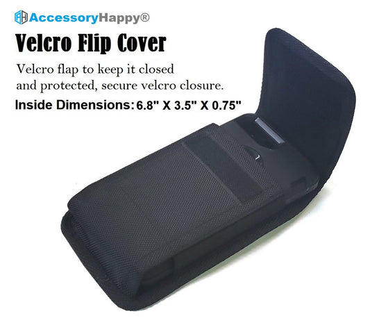 Vertical Military Grade Holster Belt Case, Rugged Pouch Hip Tactical Outdoor Carrying Holsters Belt Fits with OtterBox LifeProof Heavy Duty Case