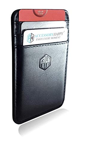 AccessoryHappy RFID Belt Loop Wallets for Men - Minimalist Genuine Leather Money Carrier Clip Wallet