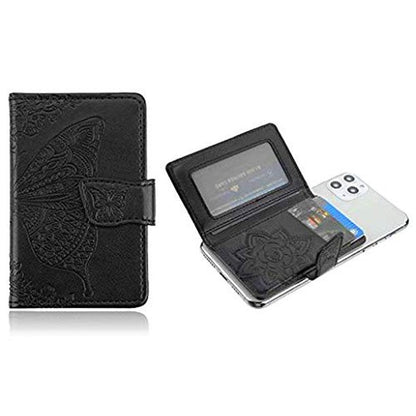 Universal Adhesive Wallet/ Card Holder , Credit Card Holder for Back of Phone Pocket 3M Adhesive Sticker Card Pouch Sleeve for iPhone/Samsung Galaxy and Most Smartphones