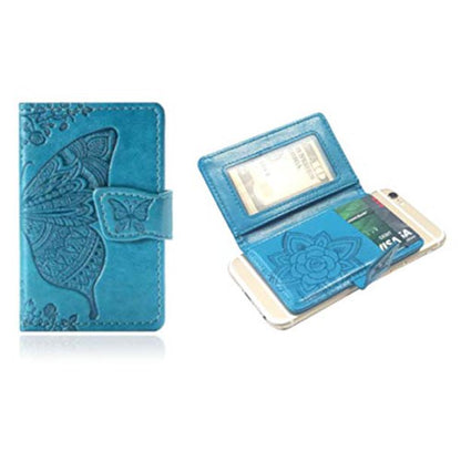 Universal Adhesive Wallet/ Card Holder , Credit Card Holder for Back of Phone Pocket 3M Adhesive Sticker Card Pouch Sleeve for iPhone/Samsung Galaxy and Most Smartphones