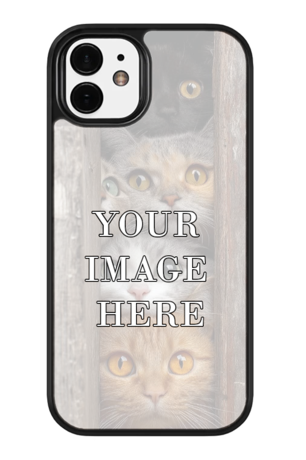 iPhone 14 Magsafe Compatible iPhone Custom Case Featuring Soft TPU Edges and Durable Plastic Backing