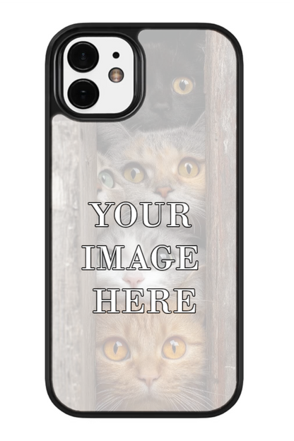 iPhone 14 Magsafe Compatible iPhone Custom Case Featuring Soft TPU Edges and Durable Plastic Backing