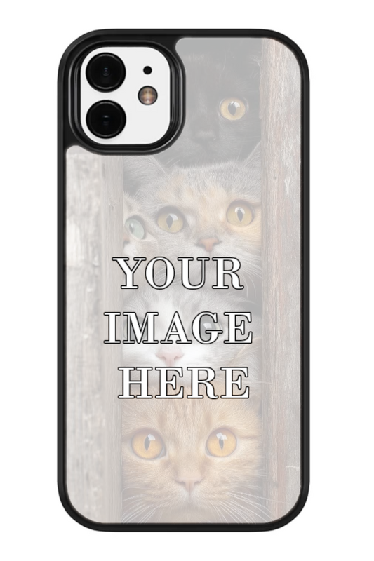 iPhone 14 Magsafe Compatible iPhone Custom Case Featuring Soft TPU Edges and Durable Plastic Backing