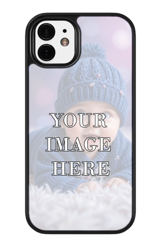 iPhone 15 Magsafe Compatible iPhone Custom Case Featuring Soft TPU Edges and Durable Plastic Backing