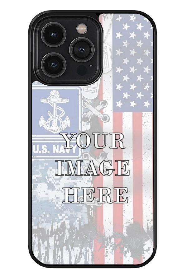 iPhone 15 Pro Max Magsafe Compatible iPhone Custom Case Featuring Soft TPU Edges and Durable Plastic Backing