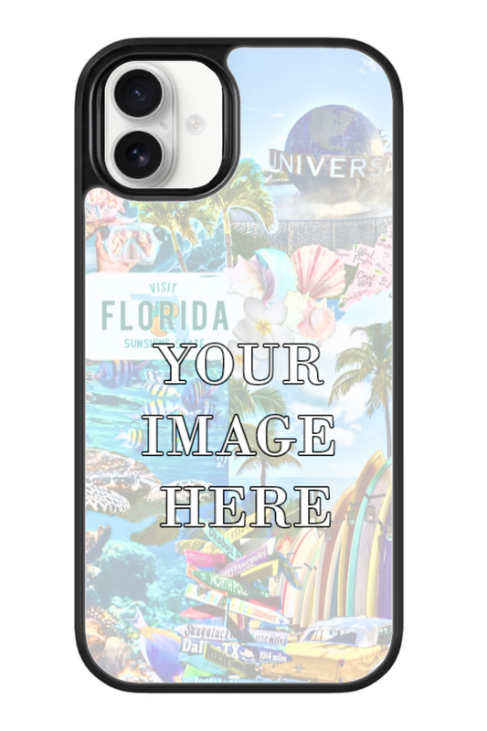 iPhone 16 Magsafe Compatible iPhone Custom Case Featuring Soft TPU Edges and Durable Plastic Backing