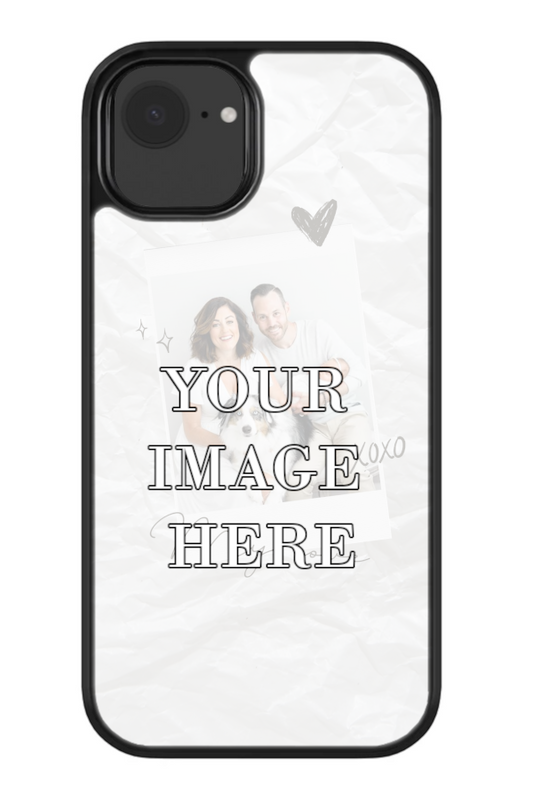 iPhone 16e Magsafe Compatible iPhone Custom Case Featuring Soft TPU Edges and Durable Plastic Backing