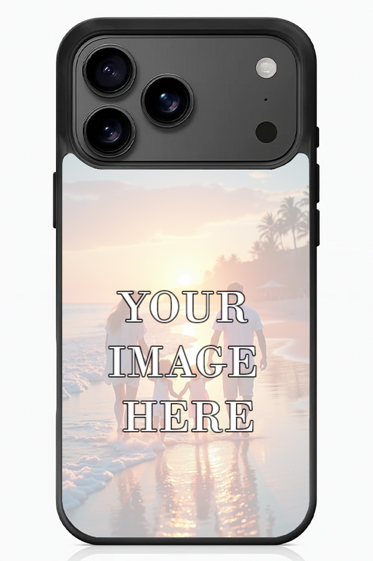 iPhone 17 Pro Max Magsafe Compatible iPhone Custom Case Featuring Soft TPU Edges and Durable Plastic Backing