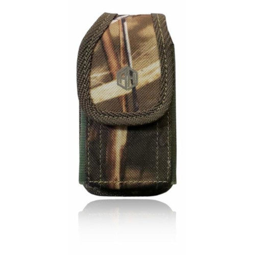 Premium Vertical Canvas Case, Rugged Pouch Holster Flip Phone Belt Case Fits Kyocera Cadence LTE, Dura XTP, Dura XV E4520 Case, Dura XV Plus, Dura XE, Convoy 4, Most Large FLIP Phone