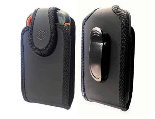 Premium Neoprene Swivel Cell Phone Carrier Holster Men Cell Phone Belt Holder Rugged Clip Belt Phone Pouch Fit Defender or Thick Case