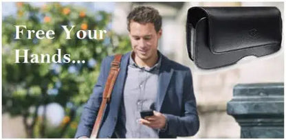 Premium Military Grade Horizontal FLIP Phone Case, Outdoor Tactical Pouch Holster Flip Phone Belt Case Fits Kyocera Cadence, Dura XTP, Dura XV E4520 Dura XE, Doro 7050 & Most FLIP Phones