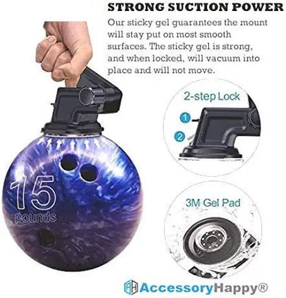 Phone Holder Magnetic Mount for Office Desk Dashboard Windshield Phone Mount Sturdy Adjustable Multi-Angle Car Mount Holder Stand with Adjustable Telescopic Arm for All Cell Phones & Garmin GPS