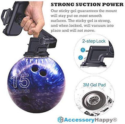 Universal Car Phone Holder for Dashboard Windshield Phone Car Mount Adjustable Multi-Angle Car Cellphone Holders Stand for iPhone 11 or Cell Phone iPhone Galaxy Smartphones