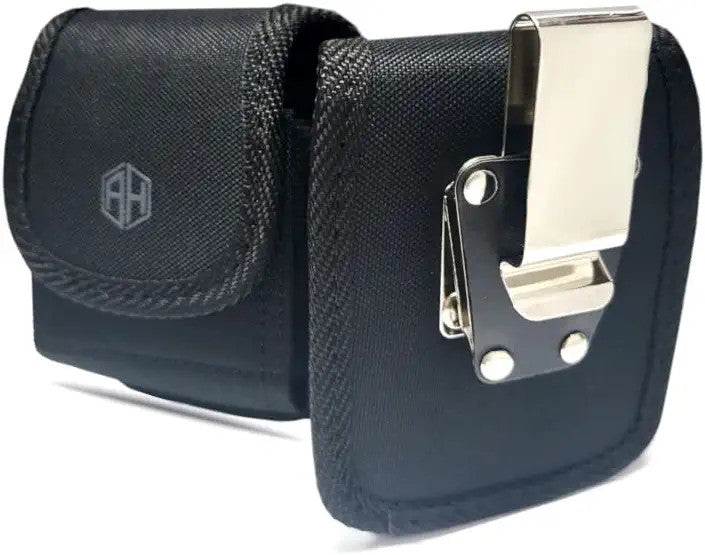AH Premium 360 Rotating Military Grade Men Phone Belt Construction Holster Pouch, for Samsung Flip 4 5G, Z Flip 3 Holster, Mot Razr 5G