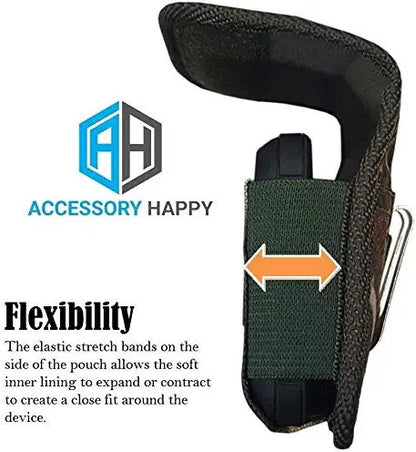 Camo Horizontal Military Grade Phone Case, Tactical Belt Loop & Holster Pouch Fits with Otterbox Defender Heavy Duty Cover