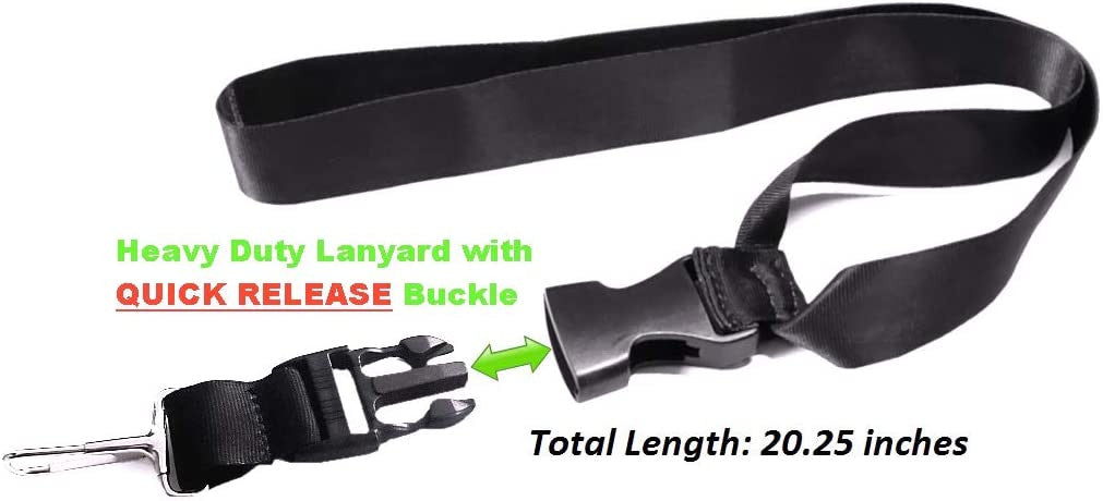 AH Universal Heavy Duty Cell Phone Carrying Lanyard Leash Neck Strap Tether Holder Quick Release Buckle Smart Cell Phone Credit Card Holder Case for iPhone, Galaxy & Most Smartphone