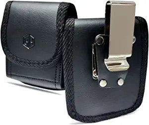 AH Premium 360 Rotating Military Grade Men Phone Belt Construction Holster Pouch, for Samsung Flip 4 5G, Z Flip 3 Holster, Mot Razr 5G