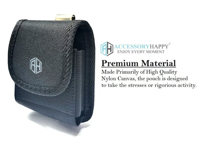 AH Premium 360 Rotating Military Grade Men Phone Belt Construction Holster Pouch, for Samsung Z Flip 4 5G, Z Flip3, Mot Razr 5G
