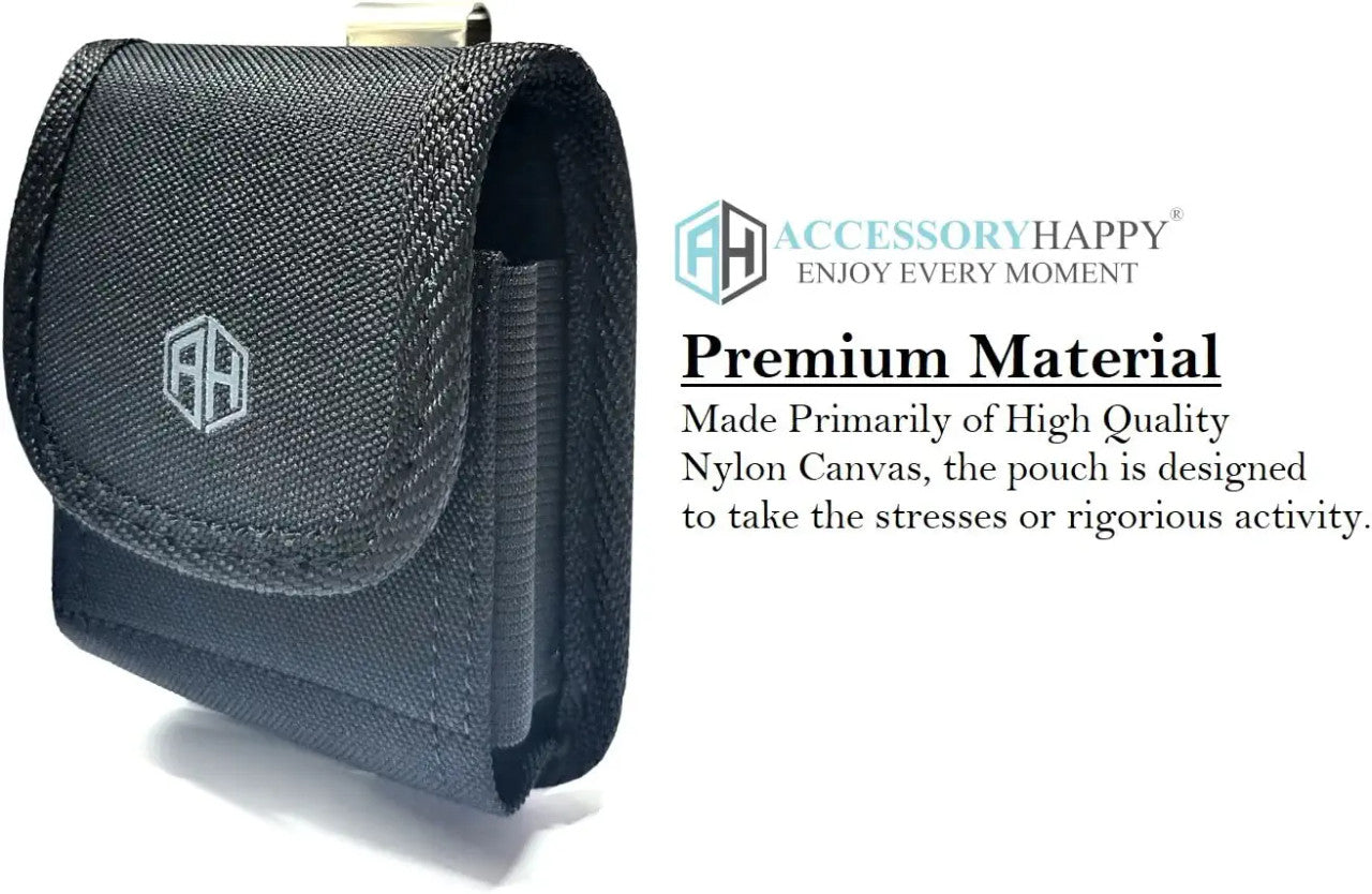 AH Premium 360 Rotating Military Grade Men Phone Belt Construction Holster Pouch, for Samsung Flip 4 5G, Z Flip 3 Holster, Mot Razr 5G