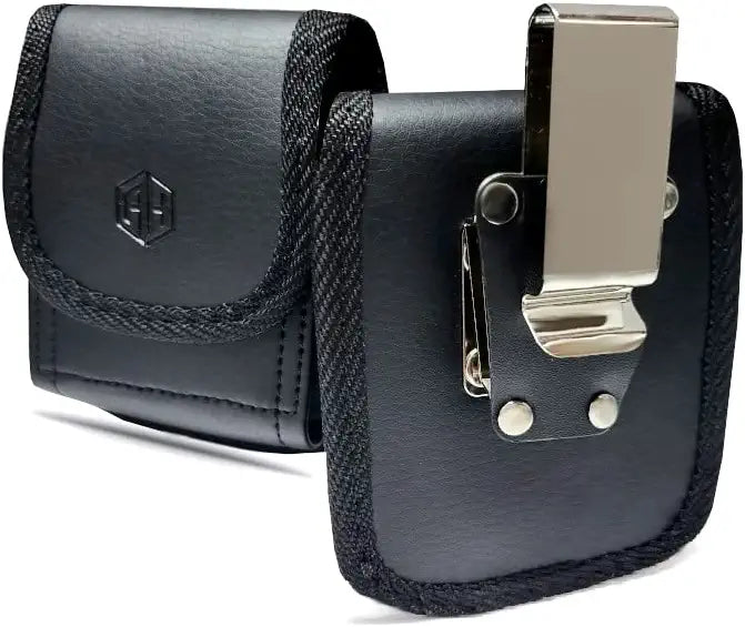 AH Premium 360 Rotating Military Grade Men Phone Belt Construction Holster Pouch, for Samsung Flip 4 5G, Z Flip 3 Holster, Mot Razr 5G
