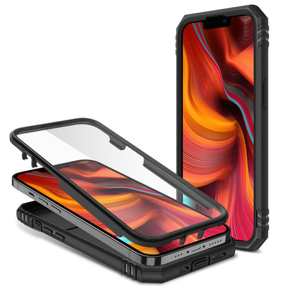 iPhone 13 Case  with Camera Cover & Kickstand, Built-in 360°Rotate Ring Stand with Camera Lens Protection Magnetic Magnet Protective Phone Case for iPhone 13 iPhone-BLACK
