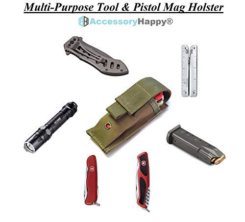 Premium Belt Tactical Holster Single Mag Molle Pouch EMT Mini Tool Pouch Holder