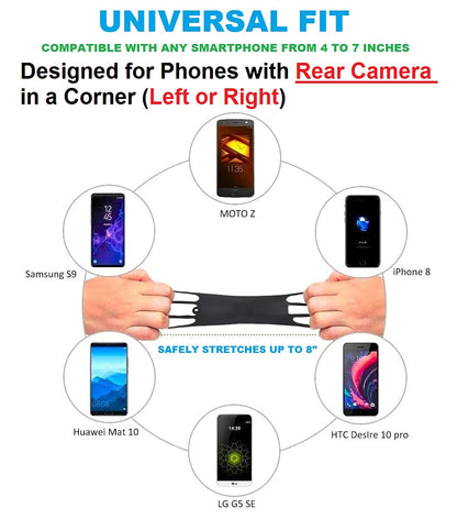 AccessoryHappy AH Universal Heavy Duty Cell Phone Carrying Lanyard Leash Neck Strap Tether Holde - Smart Cell Phone Credit Card Holder Case for iPhone, Galaxy & Most Smartphone