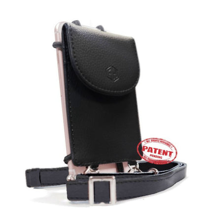 AH Universal Phone Lanyard & Credit Card Holder, Cell Phone Neck Strap Cross Body Holder Compatible with iPhone 6 6S 7 8 8 Plus Galaxy S7 Note 3 4 5 and Other Smart Phones