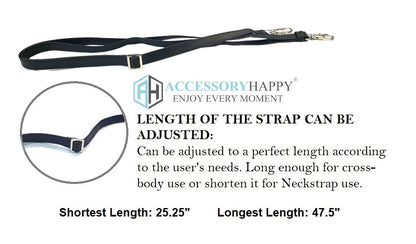 AH Universal Phone Lanyard & Credit Card Holder, Cell Phone Neck Strap Cross Body Holder Compatible with iPhone 6 6S 7 8 8 Plus Galaxy S7 Note 3 4 5 and Other Smart Phones