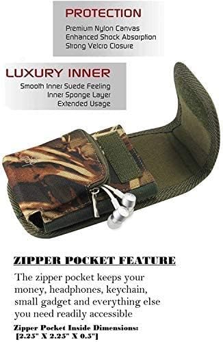 AccessoryHappy Military Grade Cell Phone Belt Case, Rugged Outdoor Pouch Pocket Carrying Clip Holster