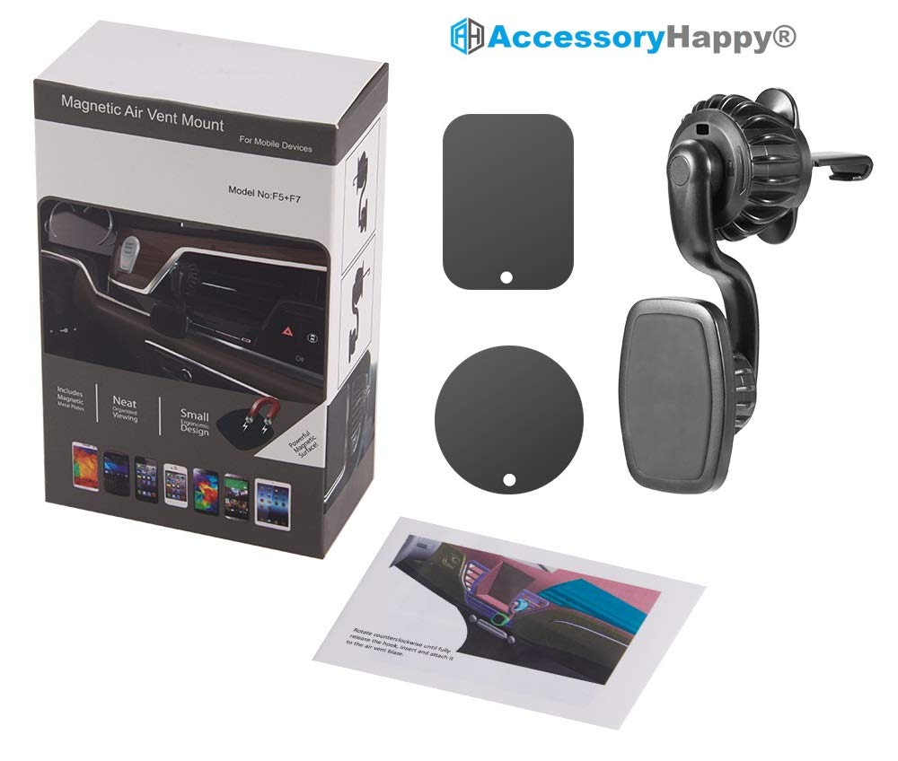 Upgraded Magnetic Phone Car Mount, Universal Hook & Twist Air Vent Magnetic Car Phone Mount Holder, Phone Holder for Car Compatible with Cell Phones: Universal Cell Phone Holder – Vent Phone Holder