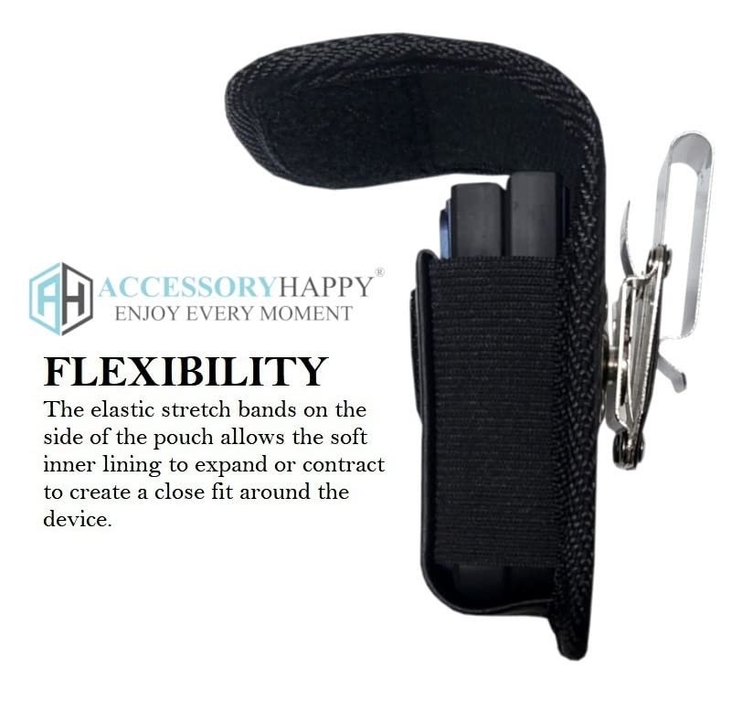 AH Premium 360 Rotating Military Grade Men Phone Belt Construction Holster Pouch, for Samsung Z Flip 4 5G, Z Flip3, Mot Razr 5G