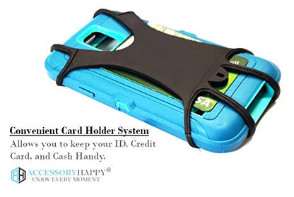 AH Universal Heavy Duty Cell Phone Carrying iPhone Lanyard Leash Neck Strap Tether Holder Quick Release Buckle Smart Cell Phone Credit Card Holder Case for iPhone, Galaxy & Most Smartphone