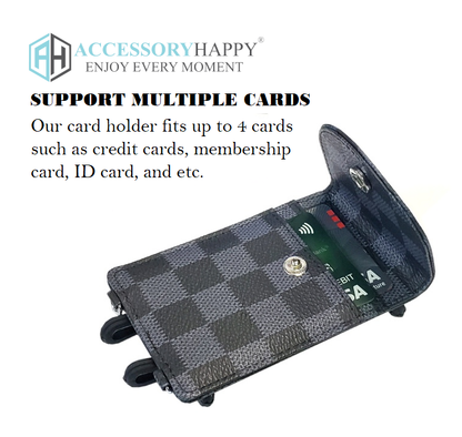 AH Universal Phone Lanyard & Credit Card Holder, Cell Phone Neck Strap Cross Body Holder Compatible with iPhone 6 6S 7 8 8 Plus Galaxy S7 Note 3 4 5 and Other Smart Phones