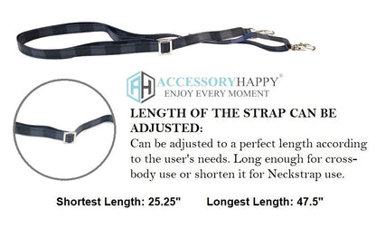 AH Universal Phone Lanyard & Credit Card Holder, Cell Phone Neck Strap Cross Body Holder Compatible with iPhone 6 6S 7 8 8 Plus Galaxy S7 Note 3 4 5 and Other Smart Phones