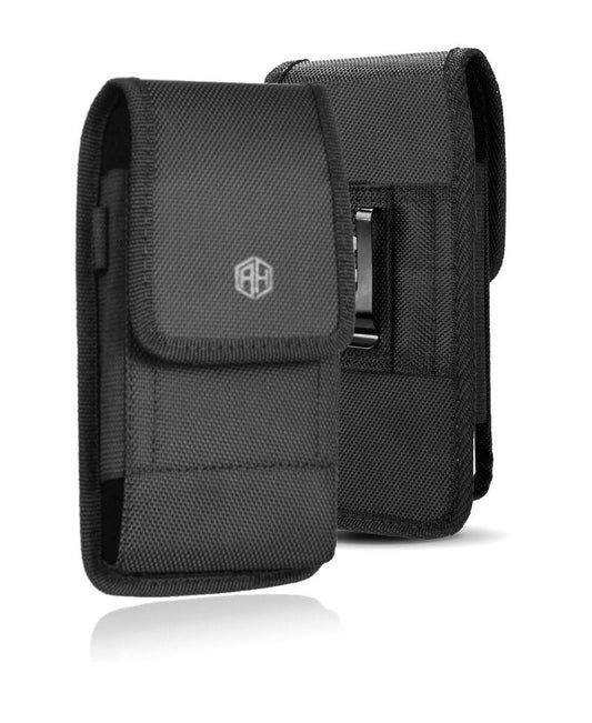 Vertical Military Grade Holster Belt Case, Rugged Pouch Hip Tactical Outdoor Carrying Holsters Belt Fits with OtterBox LifeProof Heavy Duty Case